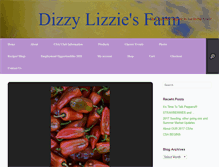 Tablet Screenshot of dizzylizziesfarm.com